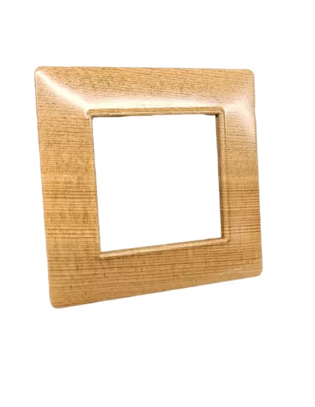 Vimar 14642.32 Plaque à 2 modules en technopolymère de sapin, série Vimar Plana